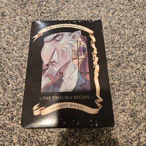 Lemony Snicket Hardcover Books Box Set The Trouble Begins #1-3